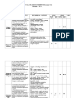 Plan Calendaristic Sem, I Si II, Cls.7