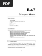 Download Manajemen Memory Latar BelakangRuang Alamat Logika dan Ruang Alamat FisikSwapping Alokasi berurutan Paging Segmentasi Segmentasi dengan Paging by bangyos2001 SN220536109 doc pdf