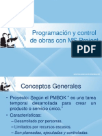 Programacion y Control de Obras Con MS Project 2010