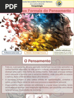 Perturbações Formais Do Pensamento
