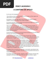 Percy Jackson e a Cantora de Apolo