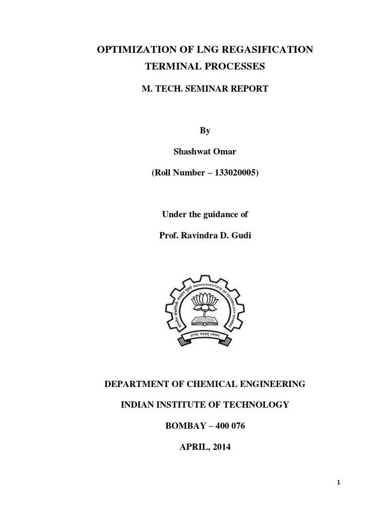 Optimization of LNG Regasification | PDF | Natural Gas | Liquefied ...