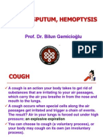 Cough, Sputum Hemoptisis