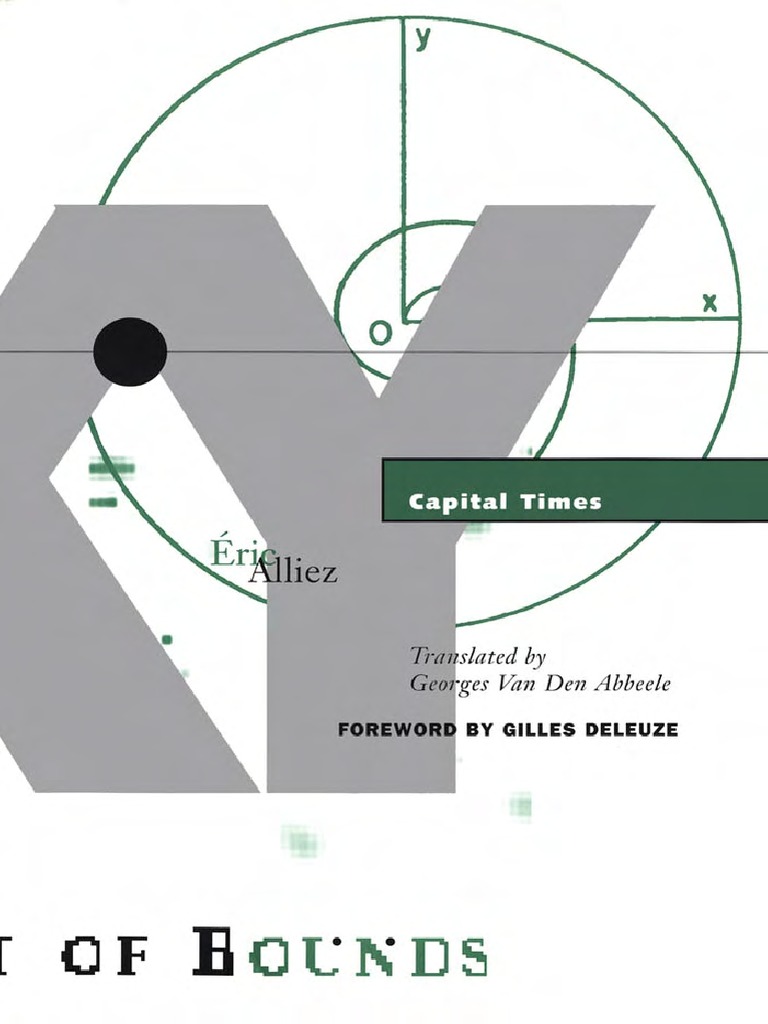 Eric Alliez - Capital Times - Tales From The Conquest of Time (Theory Out  of Bounds) | PDF | Exchange Value | Aristotle