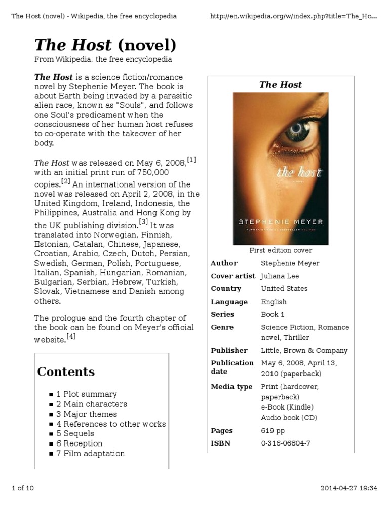 The Host: A Sci-Fi Romance Overview | PDF | Courtship