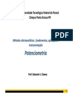 Potenciometria: fundamentos e aplicações