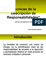 Tecnicas Descripcion de Responsabilidades