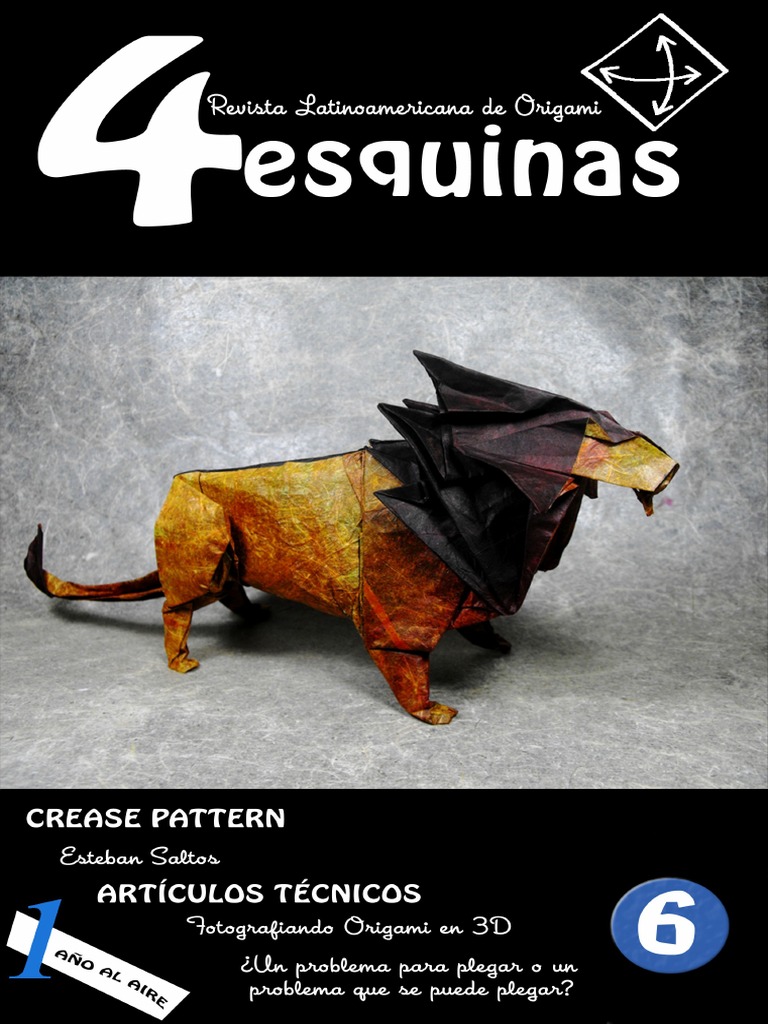 4 Esquinas #6 - Revista de Origami | PDF