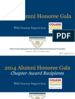 2014 Honoree Gala Honoree Presentation