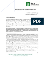 Cecilia Madrid y Walter Palomino El Proyecto de Ley Contra El Crimen Organizado