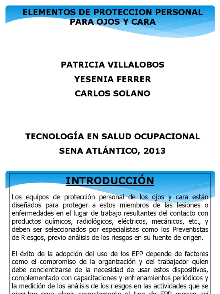 Epp Ojos y Rostro | PDF | Lentes | Máscara