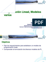 ICO 2-1 PPL Programacion Lineal - Modelos Varios