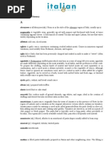 Download Italian Food Glossary by kusumahputra SN22057703 doc pdf