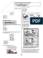 1 Avaliação LP 3º Ano - Ana