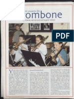 first lessons on trombone