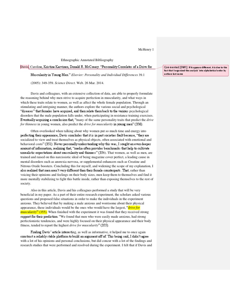 Apa annotated bibliography example pdf image