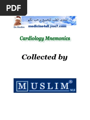 Cardiology Mnemonics Nxpowerlite Angiology Heart