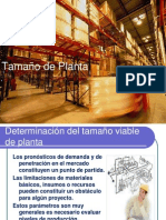 Tamano de Planta 2013