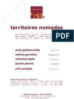 Territoires nomades - Dossier de presse