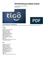 Configuracion de TIGO VIVA y ENTEL BOLIVIA para Celulares Android 4p