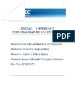 Ensayo Empresas