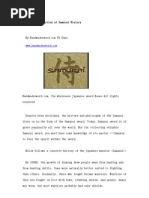 Download Brief Introduction of Samurai History by samuraisword SN2206126 doc pdf