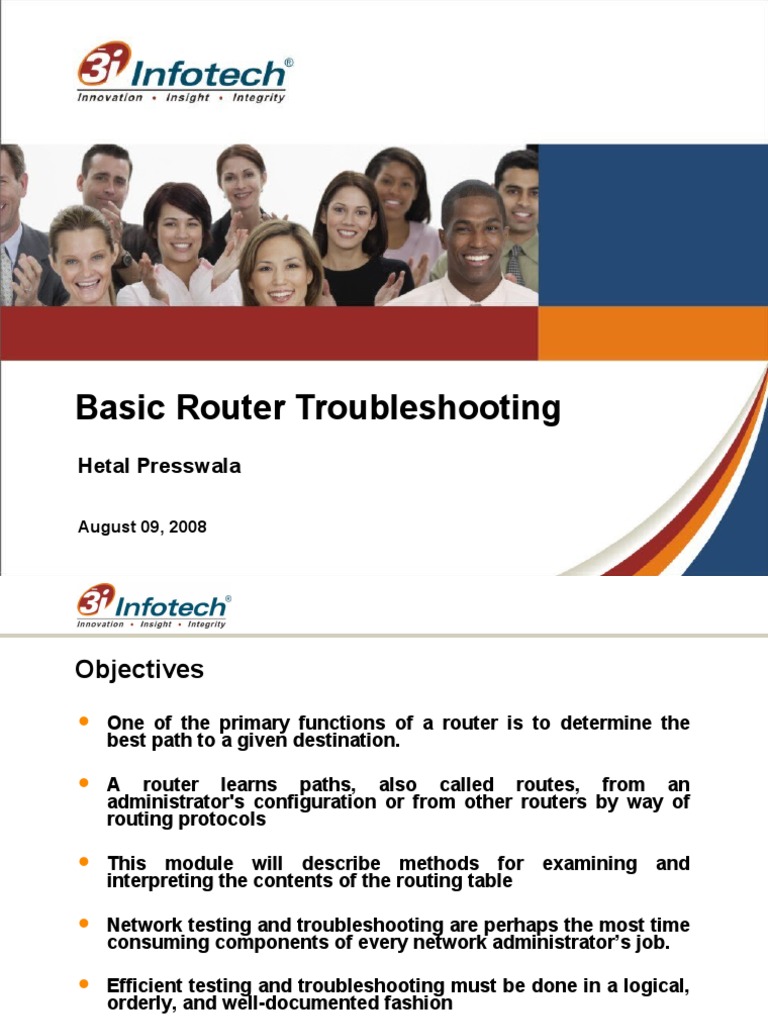 Basic Router Troubleshooting Guide | PDF | Routing | Ip Address