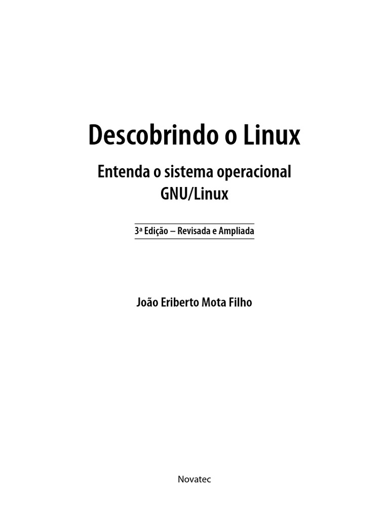 Descobrindo o Linux PDF | PDF | Gnu | Linux