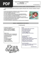 MENINO GRANDE 7ºE 2014 Teste e Sua Correção