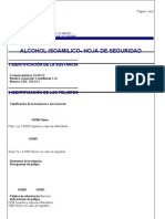 Alcohol Isoamilico - Msds