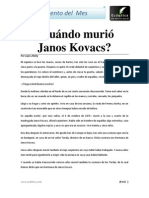 Cuando Murio Janos Kovacs