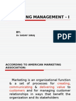 Marketing Management 4 August