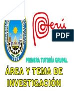 1 Are - Ã¡ y Tema de Investigaci - Ã N PDF