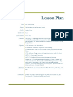 Lesson Plan For Presidency and Executive Branch