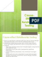 Cause Effect Relationship Testing