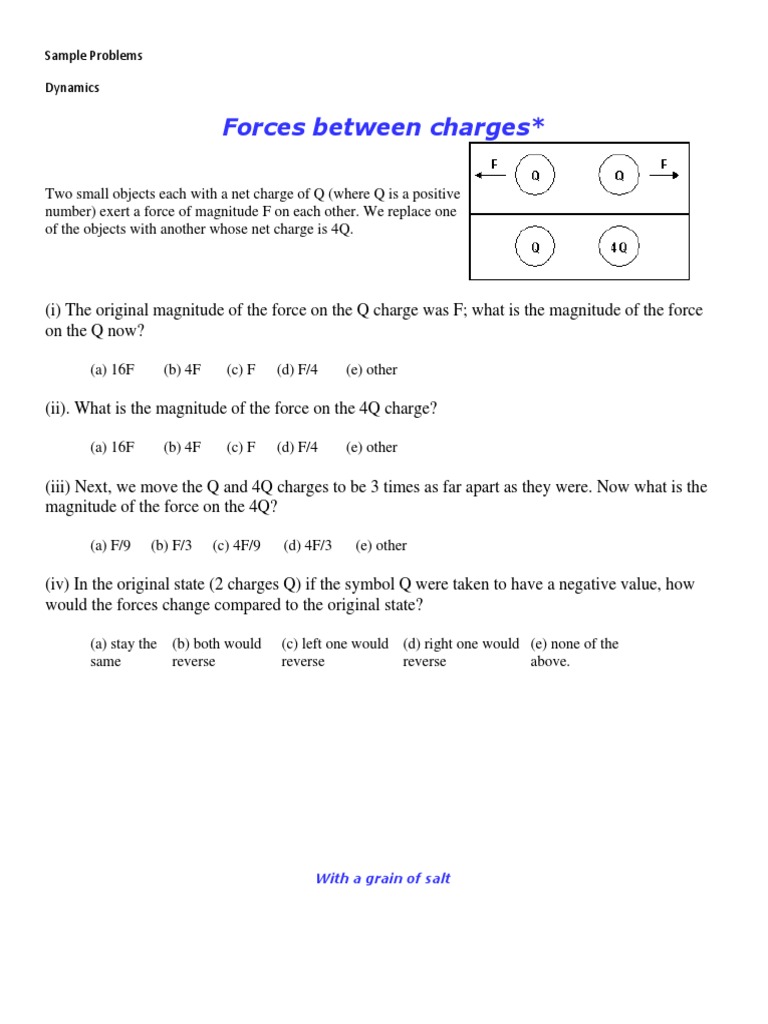 Analyzing Electric Forces and Dipoles | PDF | Ion | Molecules