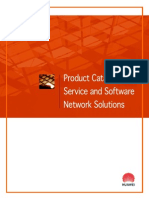 Product Catalogue For Service&Software Network Solutions