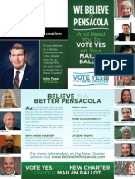 Believe in A Better Pensacola Mailer