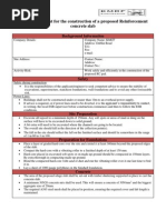 Slab Casting Method Statement | PDF | Concrete | Economic Sectors