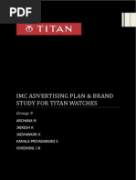 Download Brand Study  Advertising Plan for Titan Watches by Jai Shankar SN220652841 doc pdf