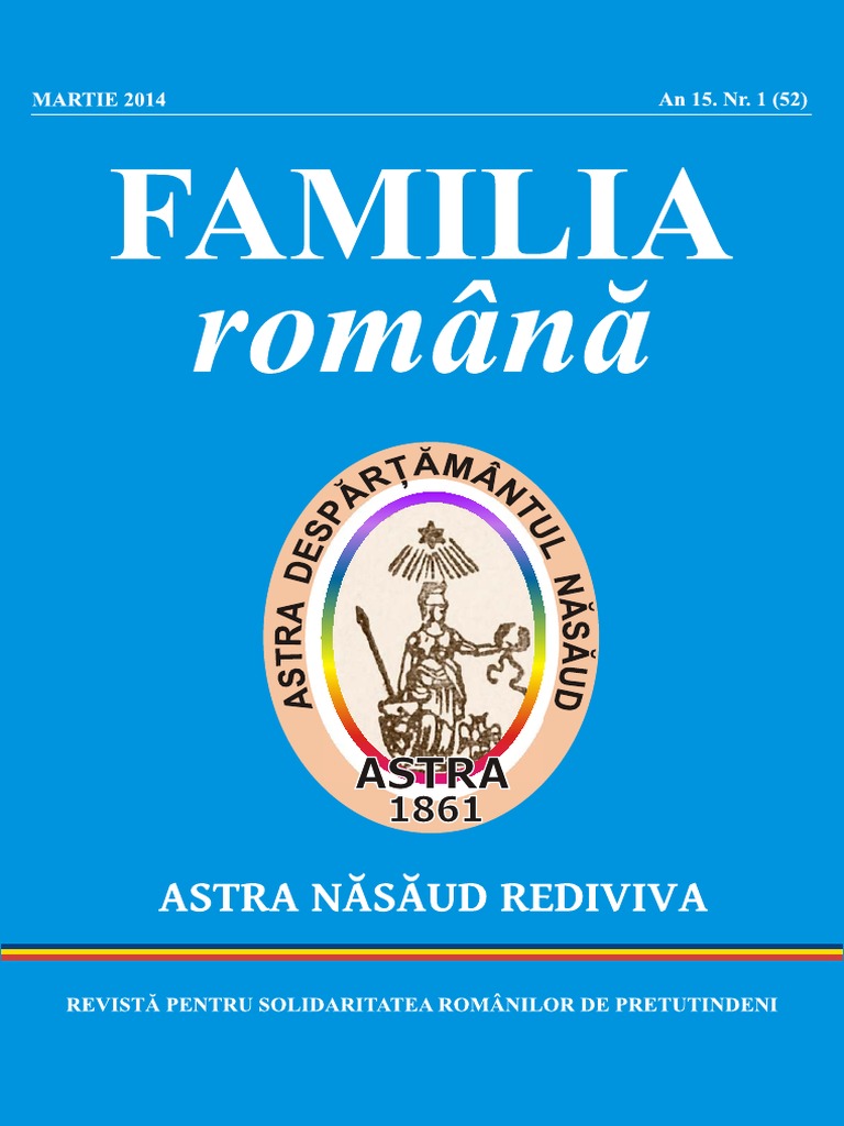 Familia Romana 2014/1 ASTRA Nasaudeana