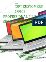 Microsoft Customers using Office Professional Plus Subscription (User SL) - Sales Intelligence™ Report