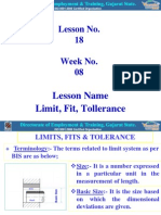 Limit, Fit, Tollerance Guide