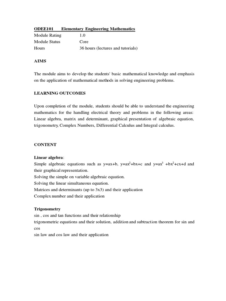 Diploma in Electrical Engineering Syllabus | PDF | Capacitor | Inductance