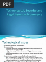 Technological, Security and Legal Issues in Ecommerce