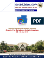 Oracle 11g Database Administration Brochure 02 - 06 Jun 2014
