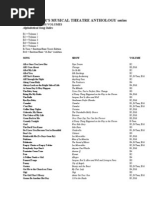SMTA Baritone Song List