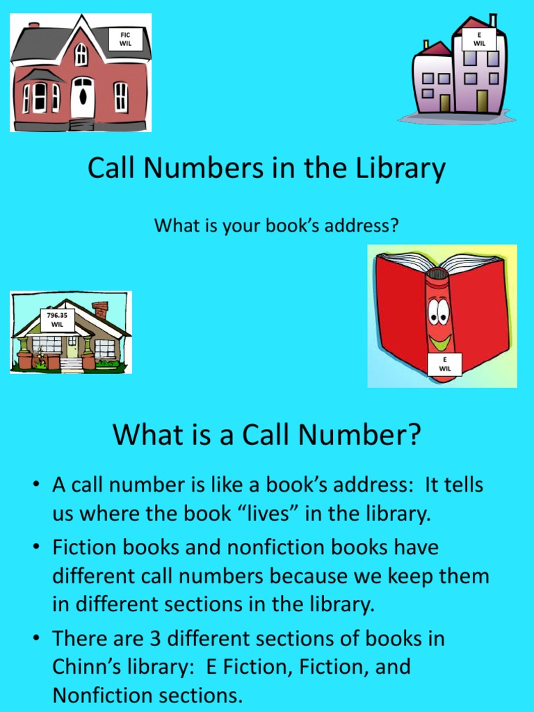 Call Numbers | PDF