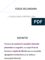 Hemostaza Secundara Studenti