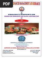 marketing project report on haldiram's